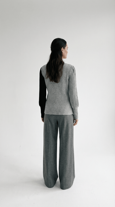 KAIA | PULL À MANCHES LONGUES ÉLÉGANT AVEC BOUTONS