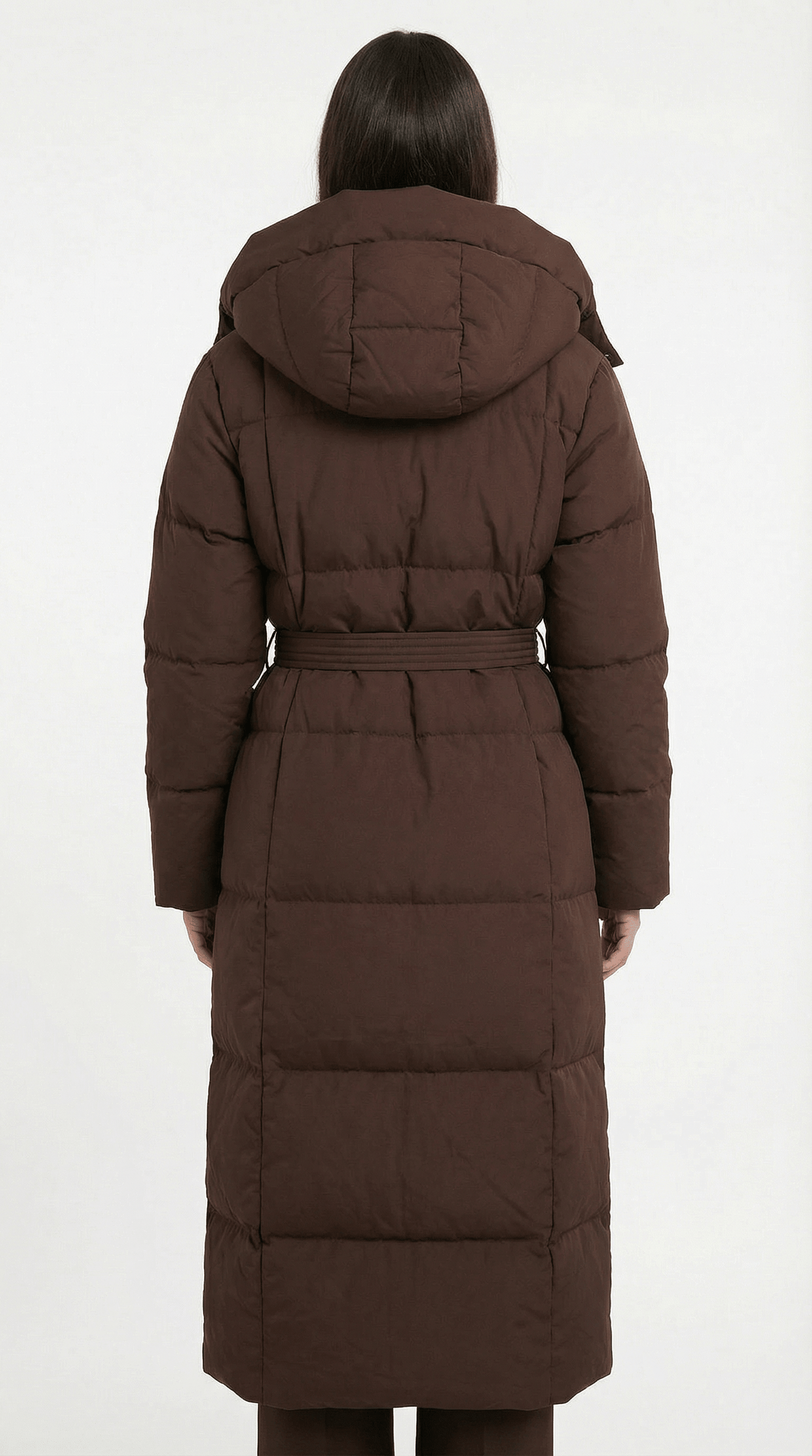 Carmen | Manteau Doudoune Long Ceinturé