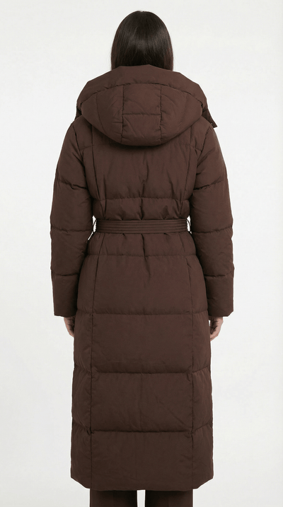 Carmen | Manteau Doudoune Long Ceinturé