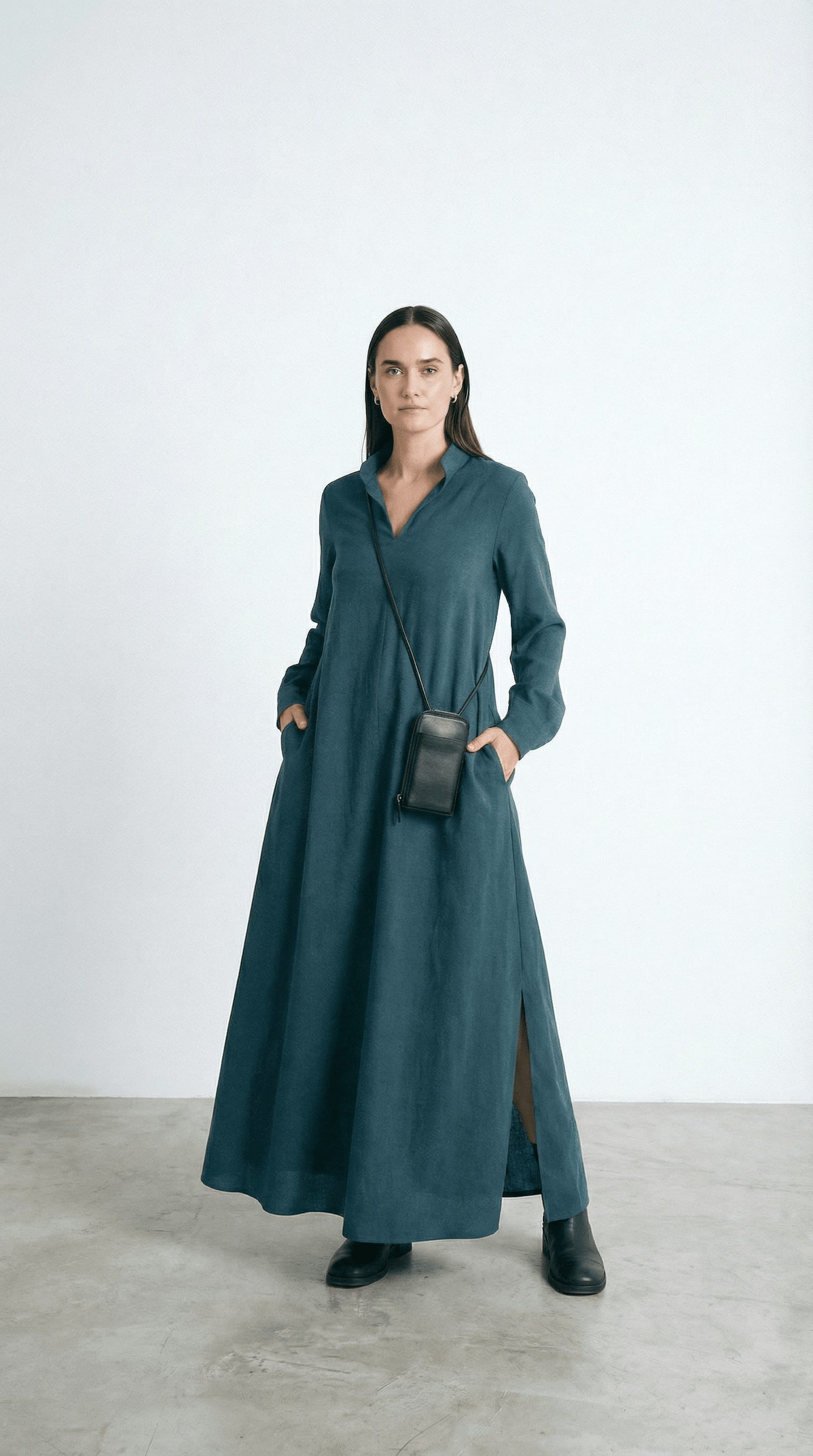 EVITA - ROBE LONGUE ÉLÉGANTE ET CONFORTABLE